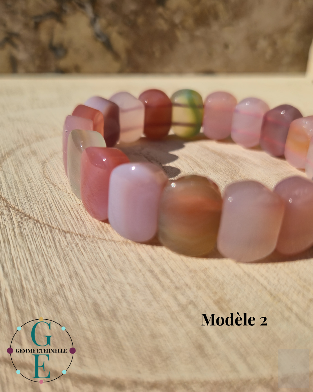 Bracelet Bombé Agate Yanyuan – Élégance & Énergie