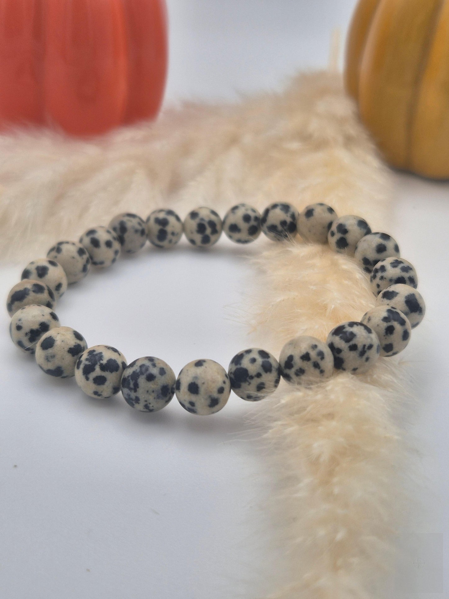 Bracelet Jaspe Dalmatien – Joie & Protection