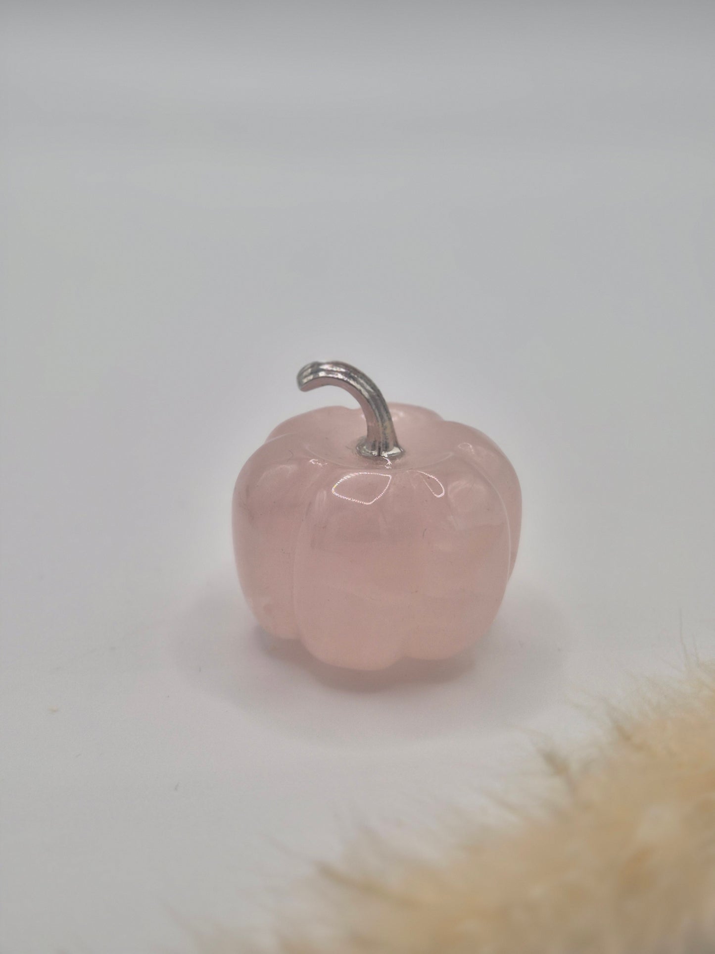 Petite Pierre Décorative en Forme de Citrouille