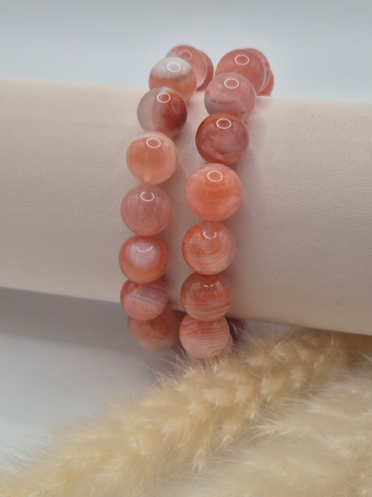 Bracelet Agate Yanyuan à bande 11mm – Énergie, Stabilité & Harmonie Intérieure