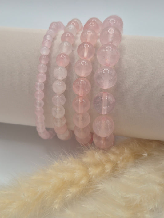Bracelet Quartz Rose – Amour, Douceur & Énergie Positive