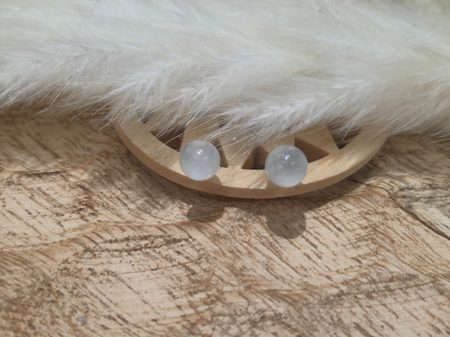 Boucles d'oreilles Pierre de Lune