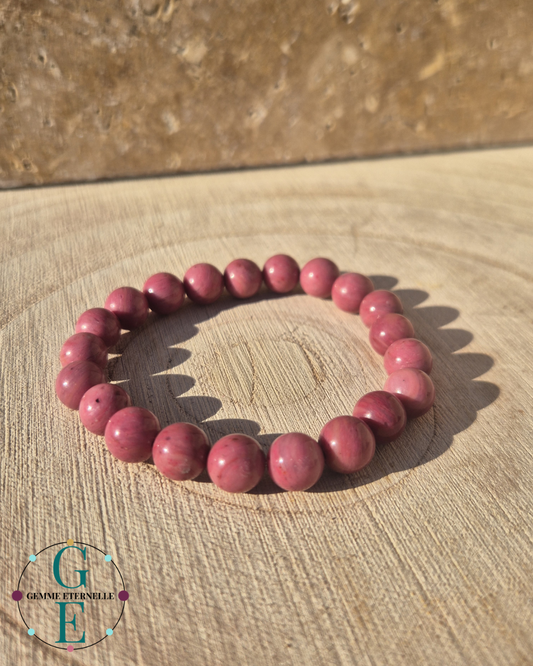 Bracelet Rhodonite – Amour, Émotion & Équilibre