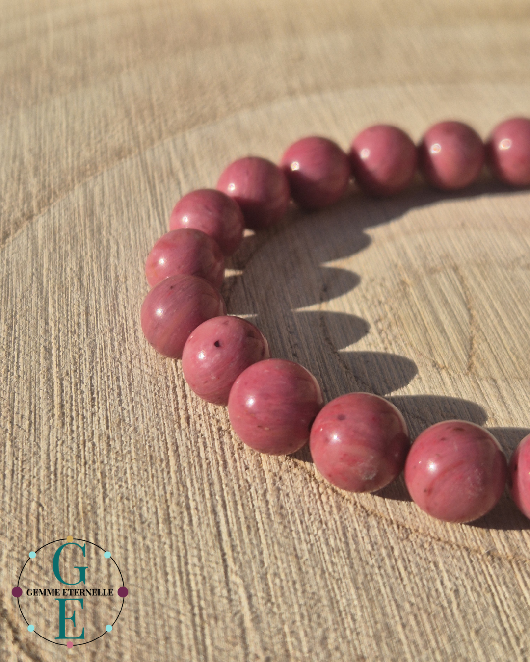 Bracelet Rhodonite – Amour, Émotion & Équilibre