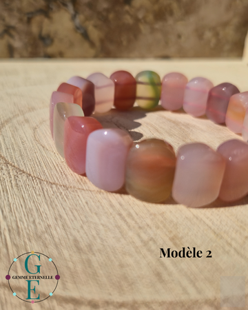 Bracelet Bombé Agate Yanyuan – Élégance & Énergie
