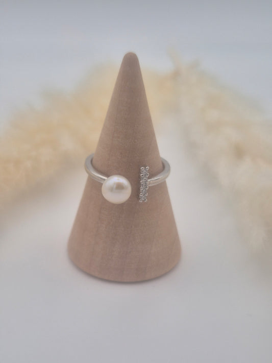 Bague Perle d’Eau Douce en Argent S925 - Pureté