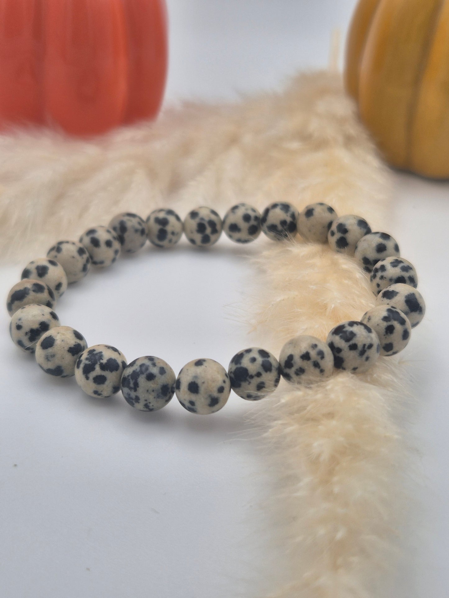 Bracelet Jaspe Dalmatien – Joie & Protection