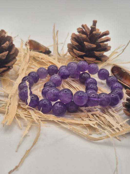Bracelet en Améthyste – Pierre Naturelle de Sérénité