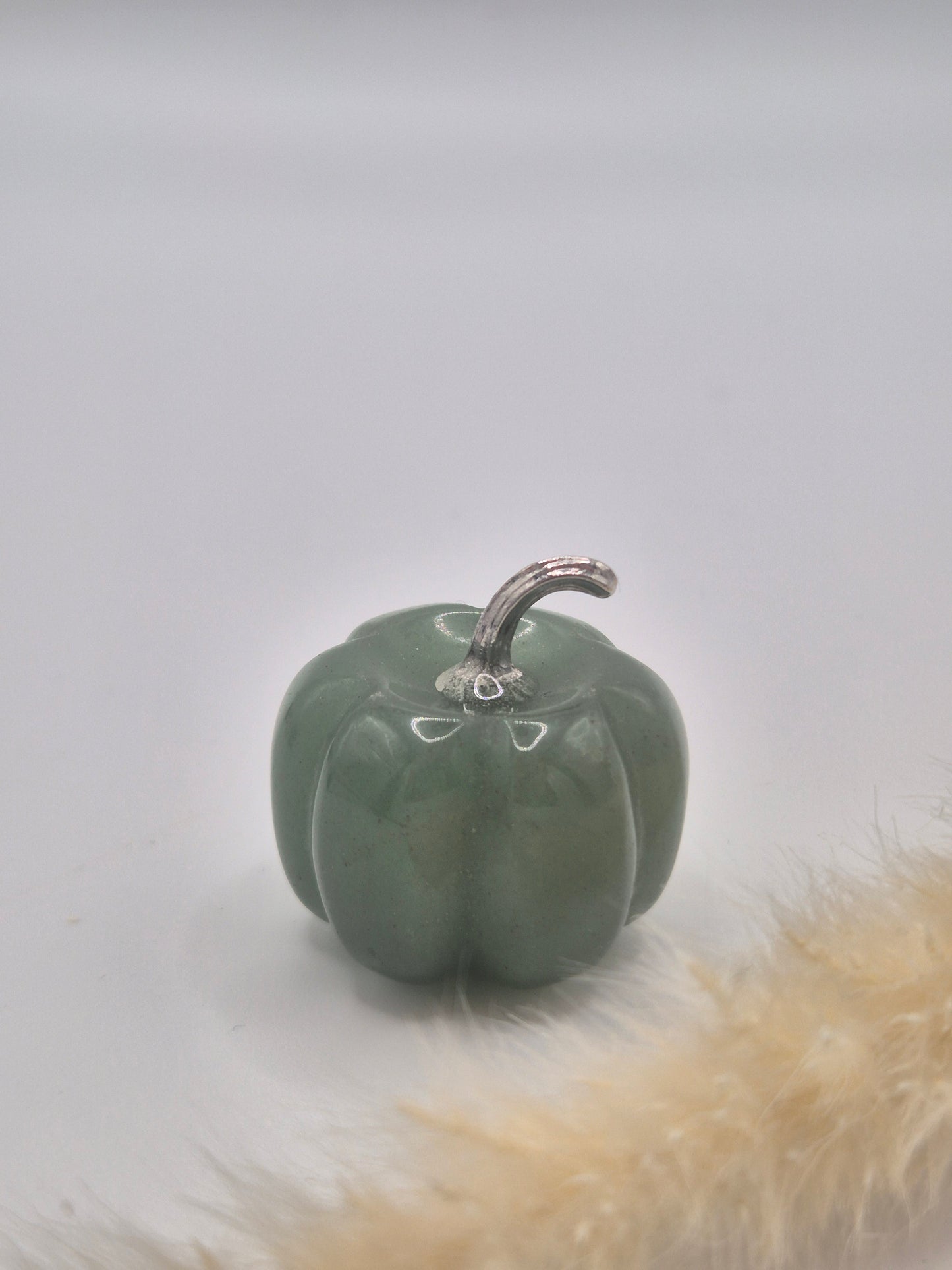 Petite Pierre Décorative en Forme de Citrouille