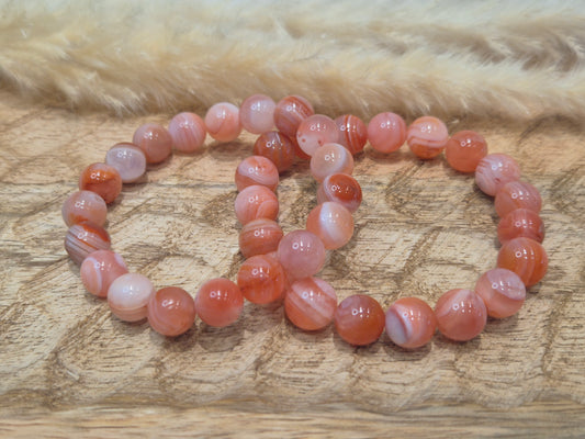 Bracelet Agate Yanyuan à bande 11mm – Énergie, Stabilité & Harmonie Intérieure