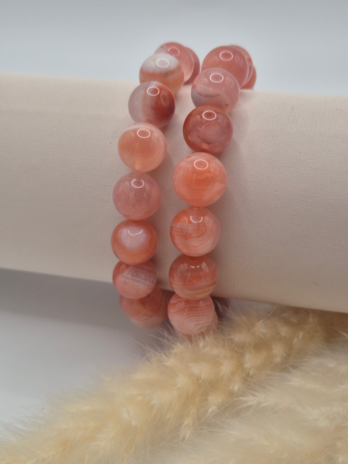 Bracelet Agate Yanyuan à bande 11mm – Énergie, Stabilité & Harmonie Intérieure