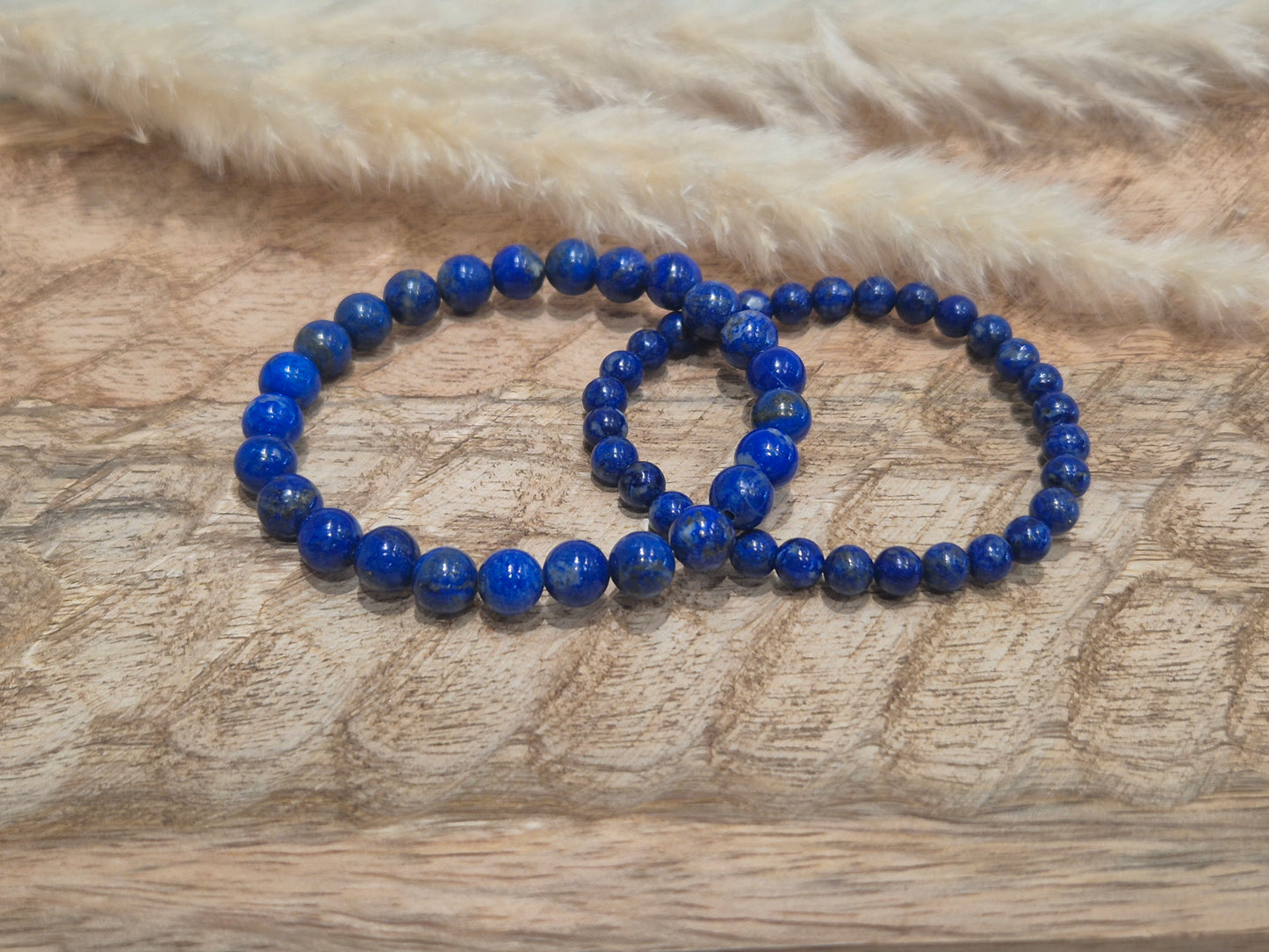 Bracelet Lapis-Lazuli 06mm ou 08mm – Sagesse, Clarté & Confiance en Soi