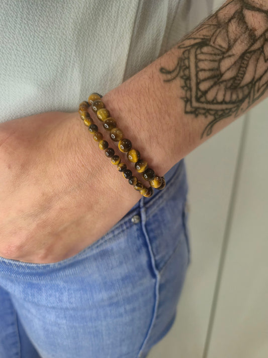 Bracelet Oeil de Tigre  –  Protection, Force & Confiance en Soi
