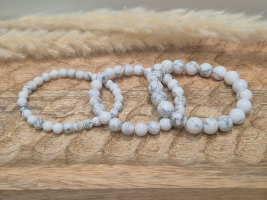 Bracelet Howlite – Calme, Sérénité & Équilibre Émotionnel