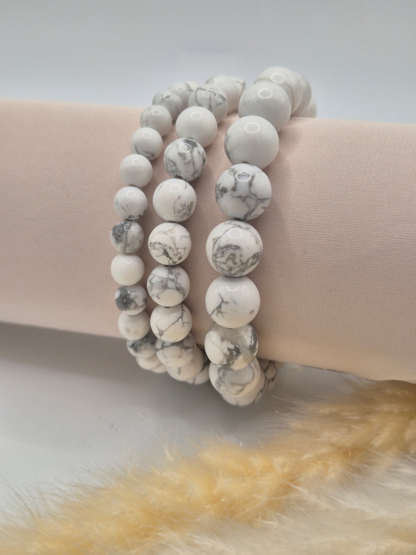 Bracelet Howlite – Calme, Sérénité & Équilibre Émotionnel