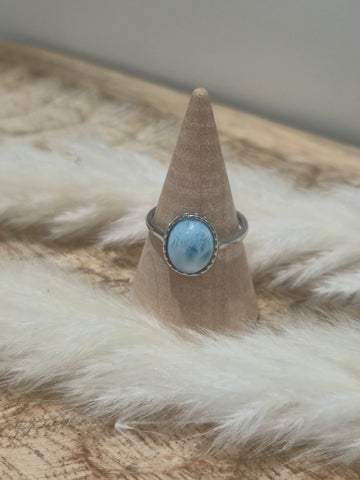 Bague Larimar et Argent S925