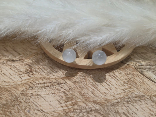Boucles d'oreilles Pierre de Lune