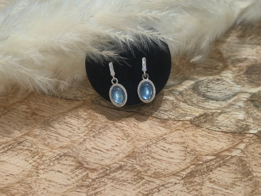 Boucles d'oreilles Aigue-Marine