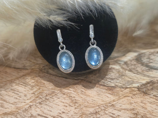 Boucles d'oreilles Aigue-Marine