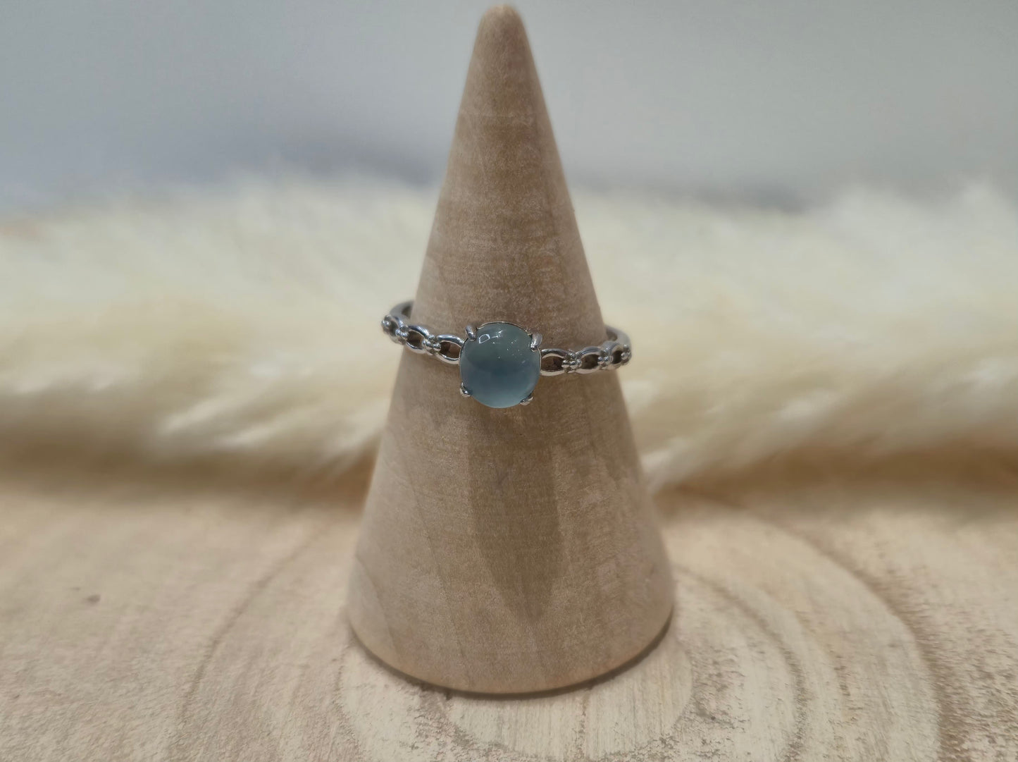 Bague Jadéite du Guatemala et Argent S925