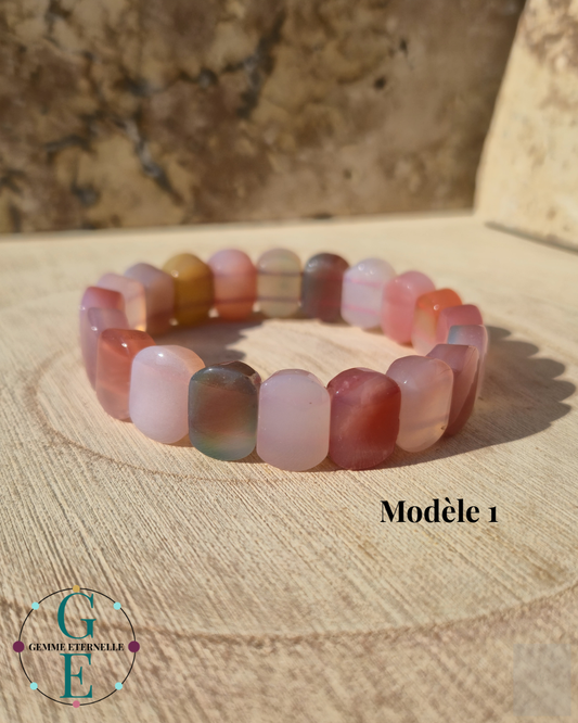 Bracelet Bombé Agate Yanyuan – Élégance & Énergie