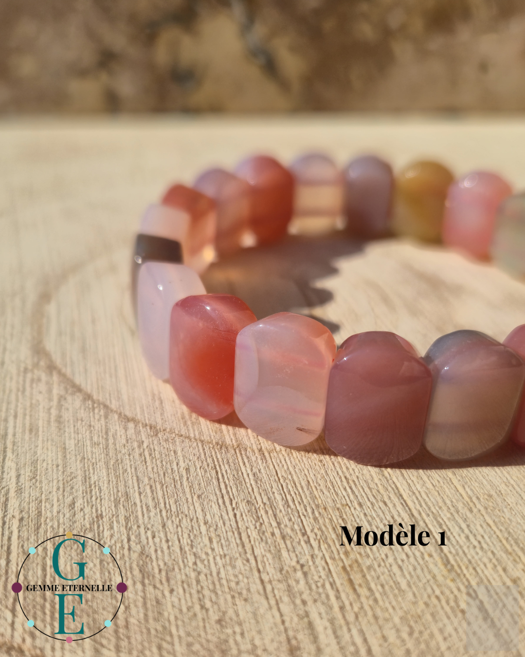 Bracelet Bombé Agate Yanyuan – Élégance & Énergie