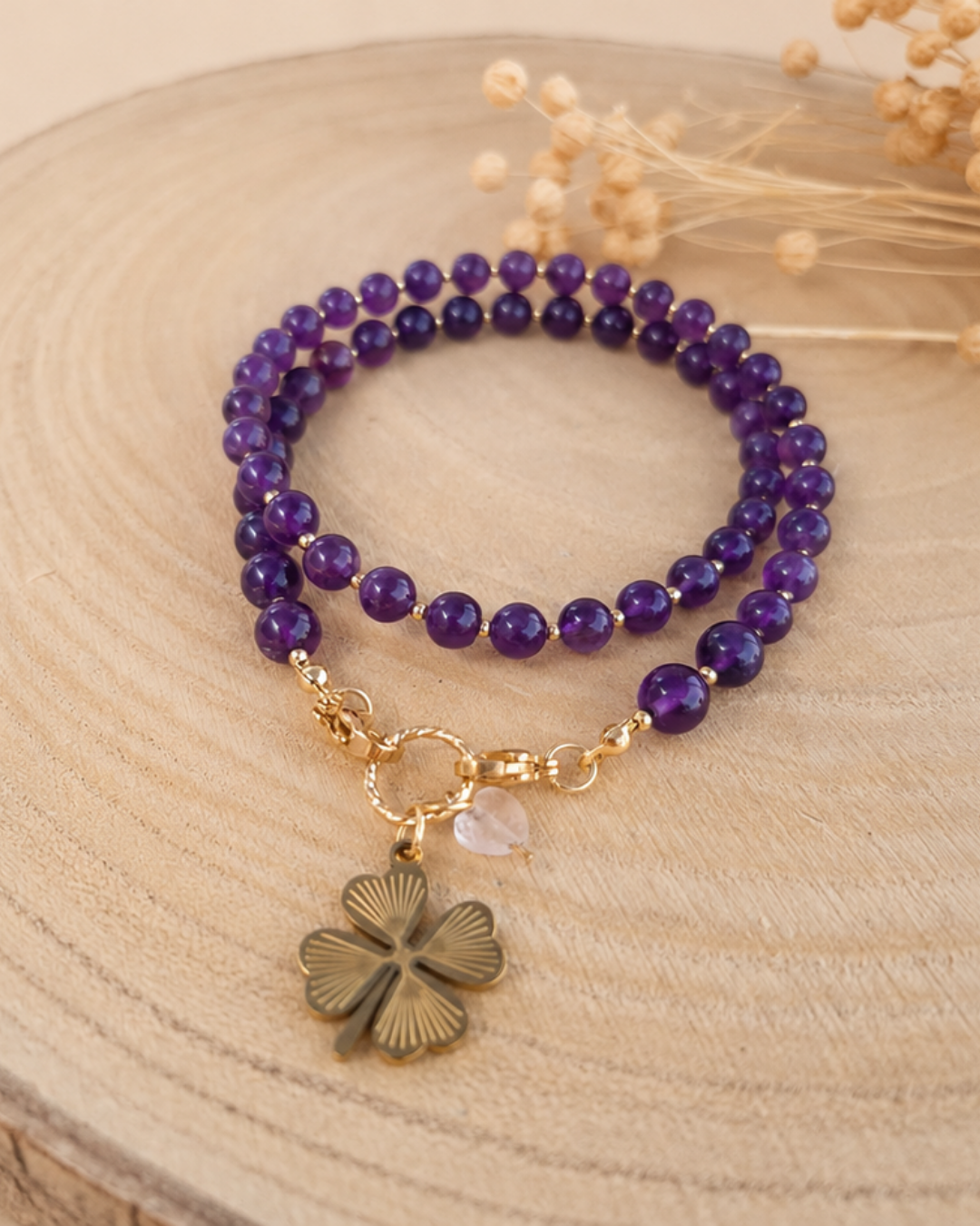 Bijou artisanal en pierres naturelles Gemme Éternelle