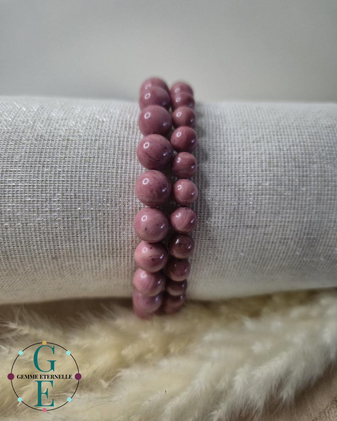 Bracelet Rhodonite – Amour, Émotion & Équilibre