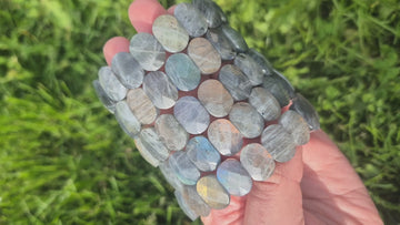 Bracelet Bombé Labradorite - Protection & Intuition